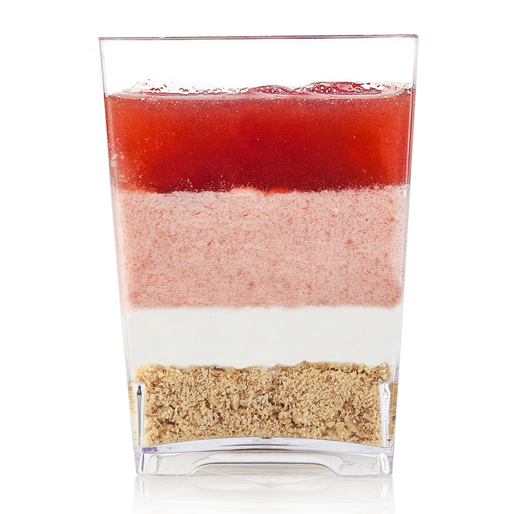 Tall Square 3 oz Dessert Cups (50 Count) – Oasis Creations