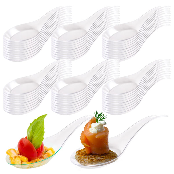 TearDrop Tasting Spoons - Clear (50 count)